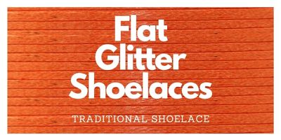 Glitter Flat Shoelaces