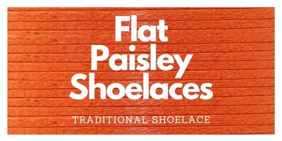 Paisley Flat Shoelaces