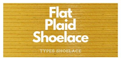 Plaid Flat Shoelaces